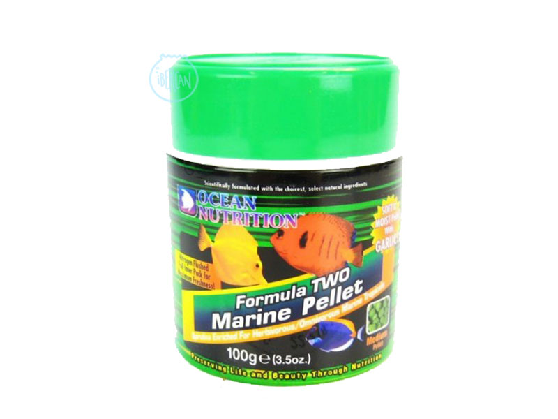 Alimento peces marinos Ocean Nutrition formula Two marine pellet 100g