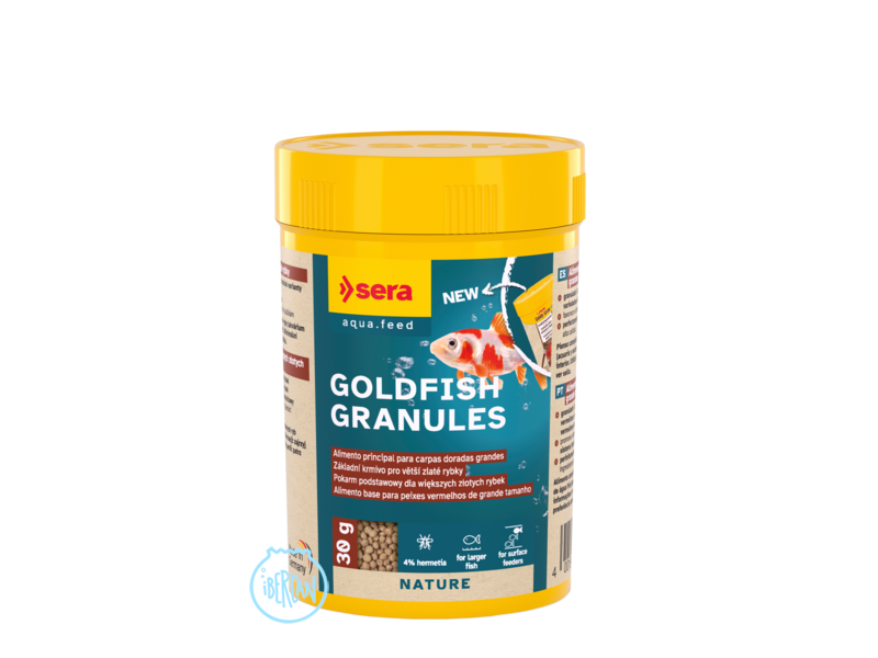 Sera Goldyfish es un alimento granulado para peces de agua fr�a