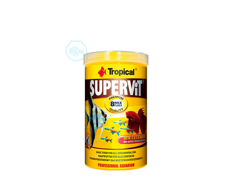 Alimento peces en copos Tropical Supervit Flakes