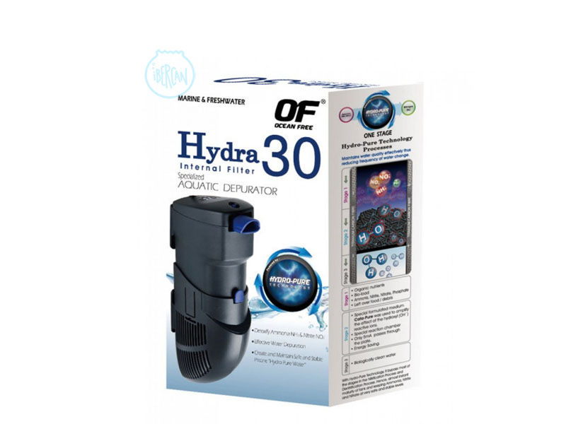 Hydra 30 filtro interior Tecnologia HYDRO-PURE