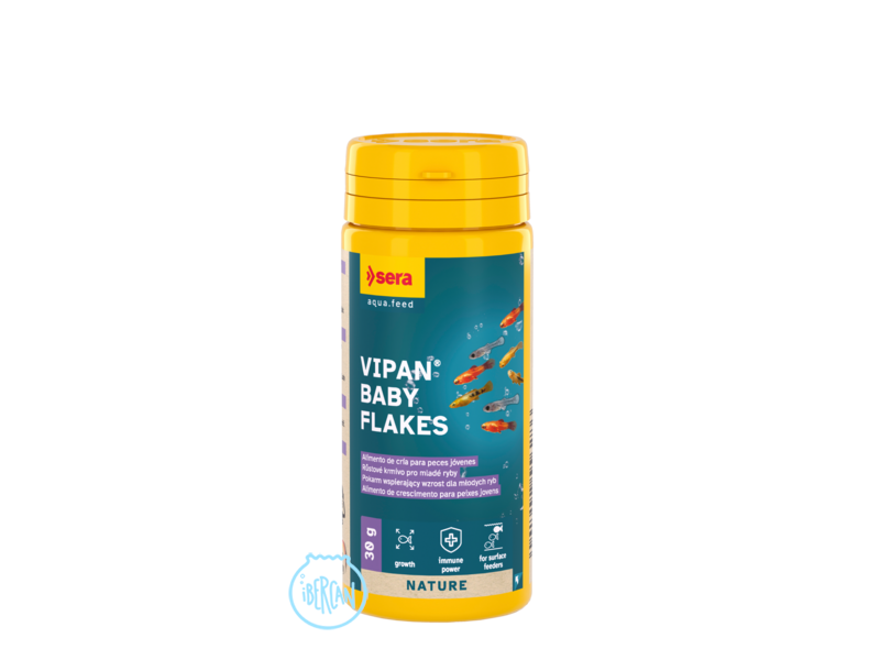 Alimento alevines Sera Vipan Flakes Nature