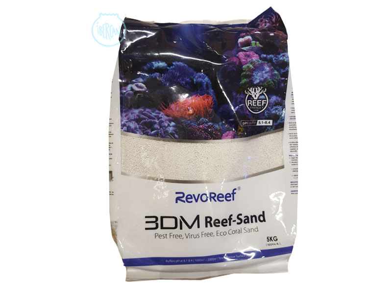 RevoReef 3DM Reef-Sand es una revolucionarias “arenas de coral” sintéticas, con base mineral, recomendadas para el acuario marino 
