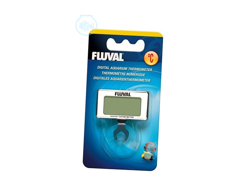 El Termómetro Acuario Fluval Digital es totalmente sumergible