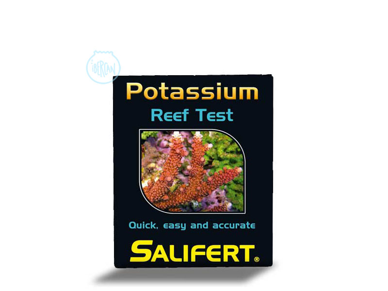 Salifert test de potasium (K) ideal para determinar el nivel de potasio en el acuario marino.