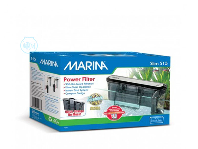 Filtro de mochila para acuarios Marina Slim 15 