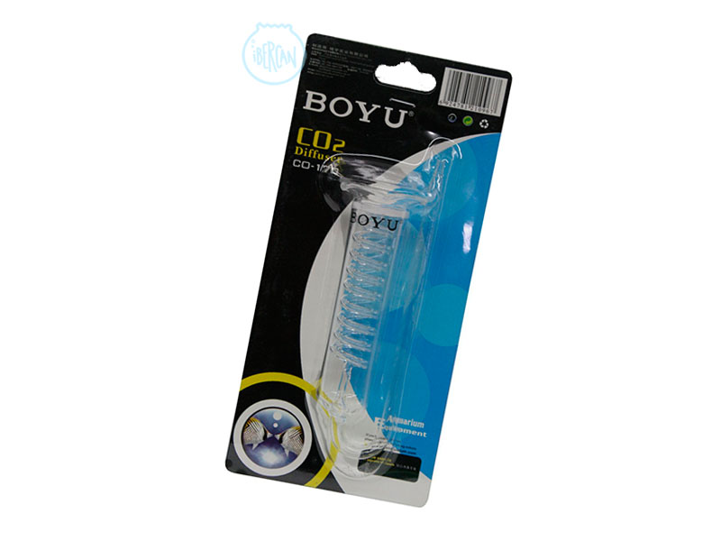 Difusor CO2 de cristal Boyu. Reactor espiral CO2 para acuarios Boyu 170