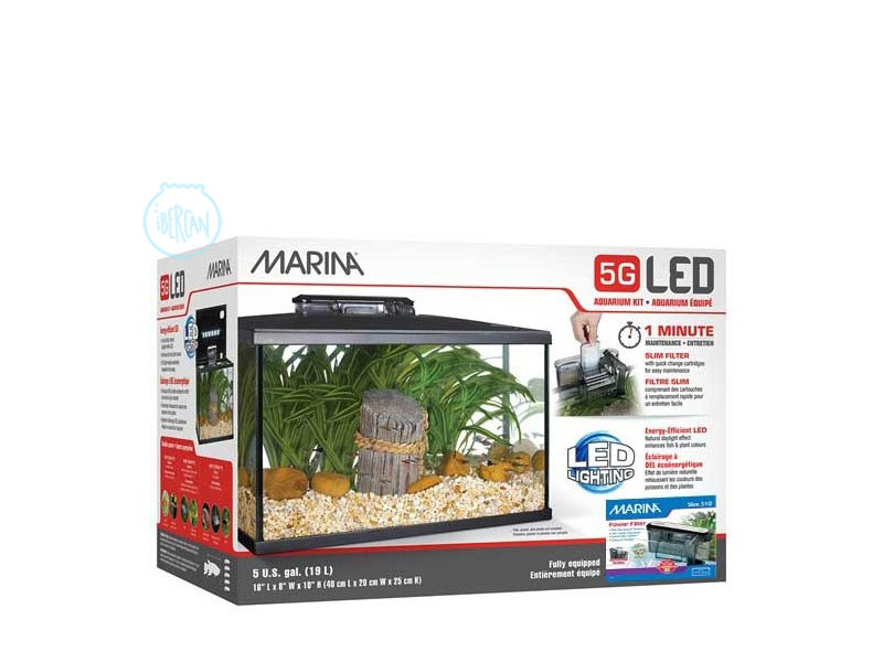 Acuario Marina LED 5G 20 litros ideal para iniciarse