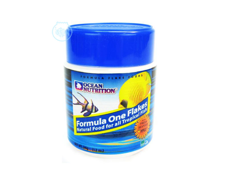 Alimento peces marinos Ocean Nutrition formula One marine Flakes 34g