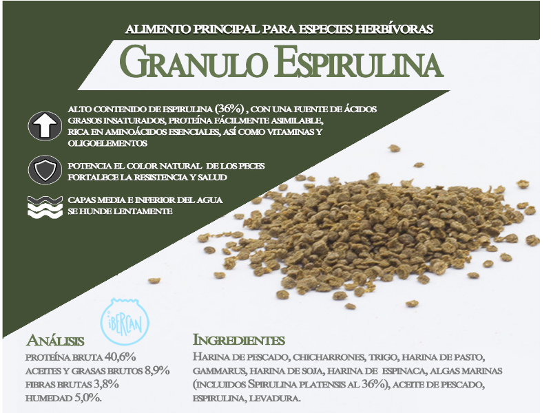 Granulado Espirulina ZIP 100g