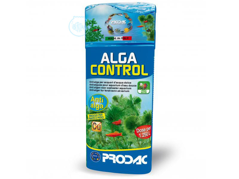 Prodac Algacontrol Pond 500ml es un algicida eficz contra las algas de estanque que entrubian el agua.