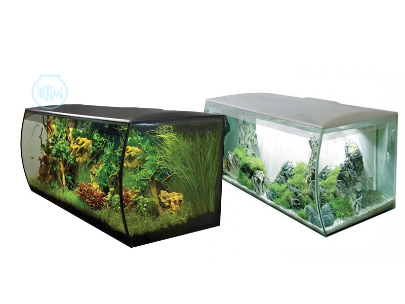 El acuario Fluval Flex de 123 Litros se une a la atrevida serie de acuarios con curvas de Fluval.