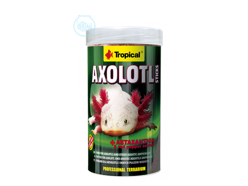 Tropical AXOLOTL STICKS  alimento para el axolote y otros anfibios 