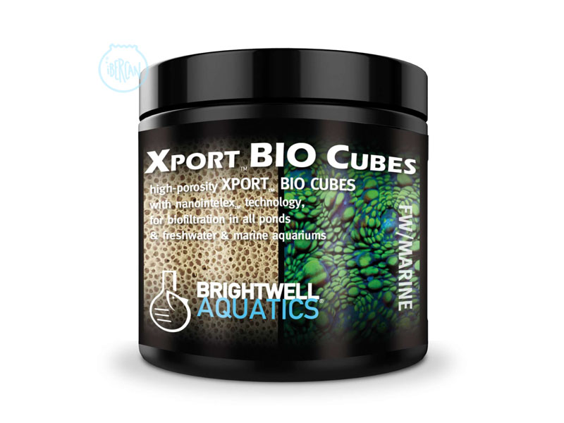 Brigthwell Xport Bio Cubes es un medio biolgico ultra poroso