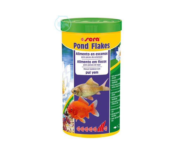 Alimento en copos para carpas Sera Pond Flakes