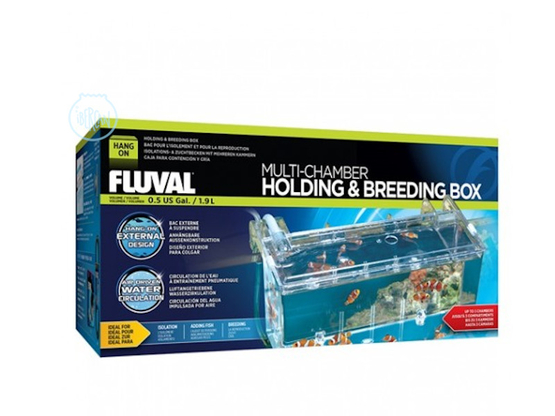 Fluval Breeding Box es una paridera externa de acuario 