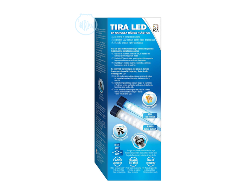 Tira LED ICA para iluminar acuarios marinos 