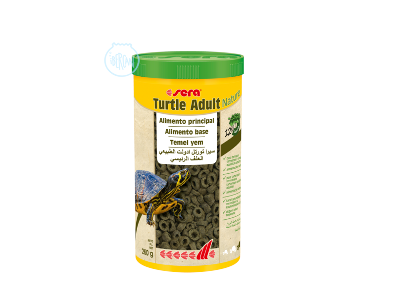 Sera Turtle Adult Nature es el alimento para tortugas terrestres y  acuticas