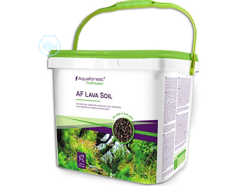 AF Lava Soil Black libera lentamente las sustancias  alimentando las plantas.