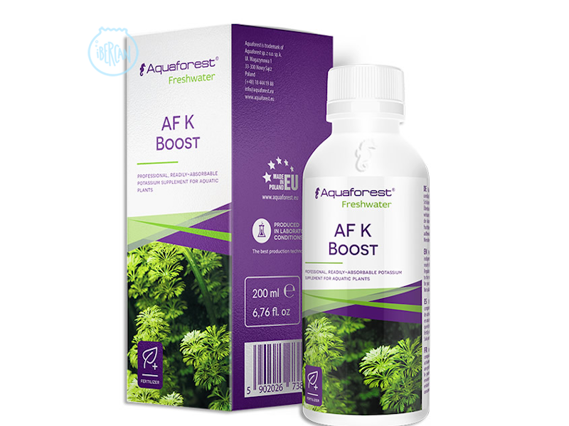 AF K Boost es un fertilizante de potasio profesional fcilmente absorbible para plantas acuticas. 