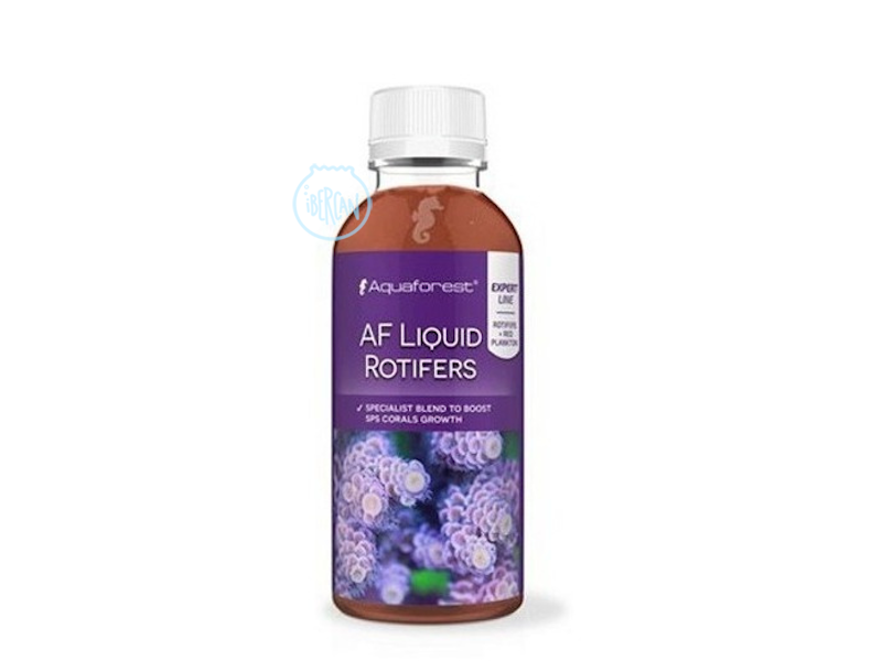 AF Liquid Rotifers es un alimento perfecto para corales.