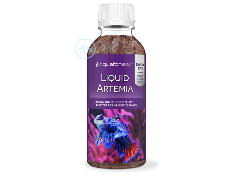 AF Liquid Artemia es un alimento lquido concentrado para peces y corales marinos.