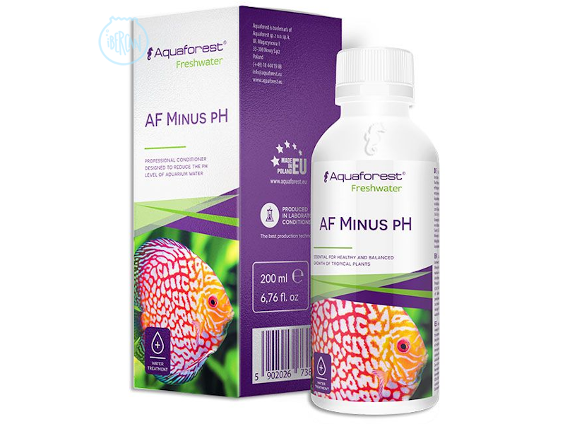 Aquaforest Minus pH es un medio profesional para bajar el nivel de pH del agua del acuario.