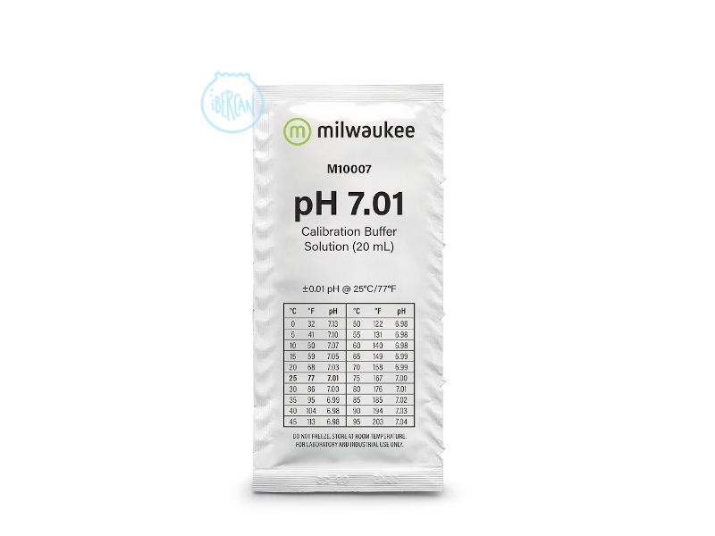 Buffer calibrador PH7 20ml Milwaukee Instruments.