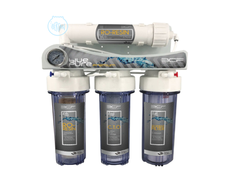 Blue Pure Premium. Sistema Osmosis de cuatro etapas + bomba de presin