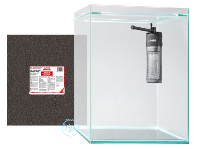 El Sera Scaper Cube 80 litros, permite iniciarse en la nanoacuariofilia. 