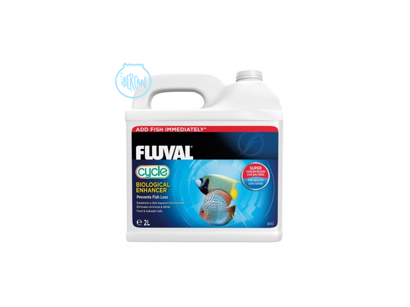 El realzador biolgico de Fluval Cycle contiene 5 cepas de bacterias 