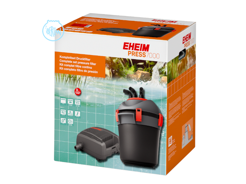 Filtro de presin para estanques completo inclusive bomba y materiales filtrantes
