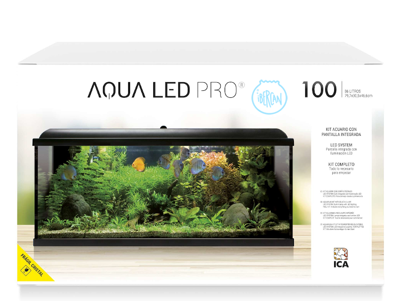 Los acuarios AQUA LED PRO contienen un kit ultra completo 