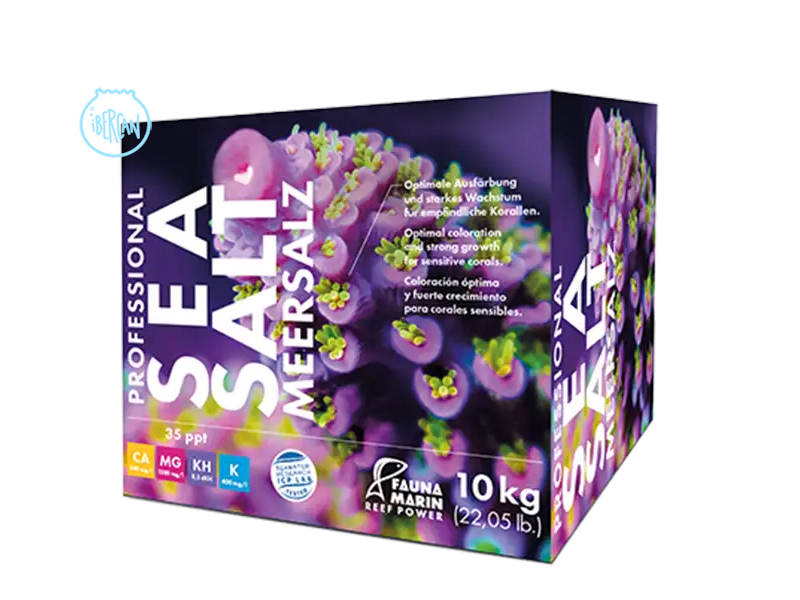 Profesonal Sea Salt de Fauna Marin, para reproducir el agua de mar.