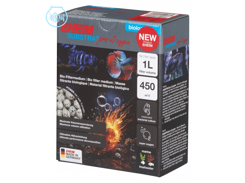 EHEIM SUBSTRATpro+O2xygen es un material filtrante biol�gico de acuarios