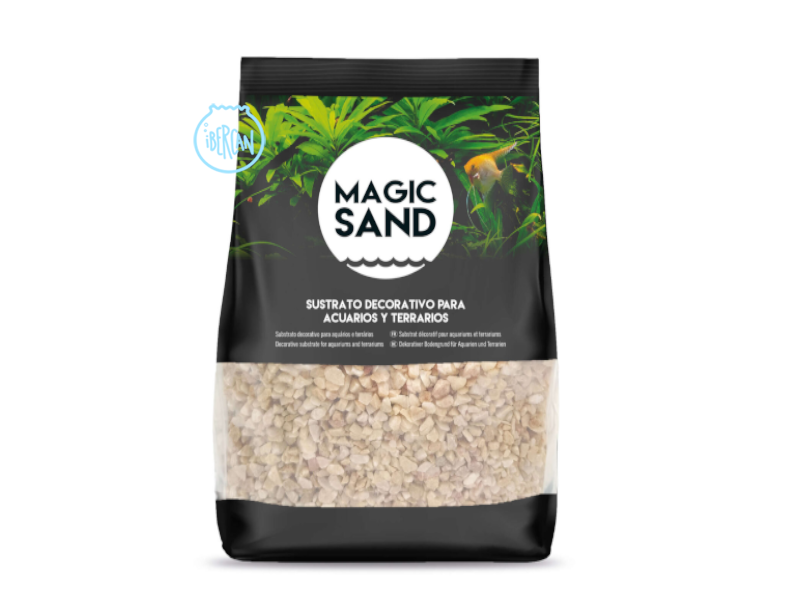 Grava con tonos ros�ceos MAGIC SAND 100% naturales, libre de t�xicos