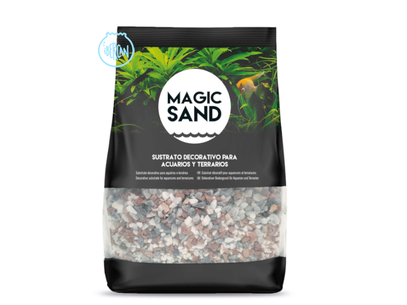 Grava en diferentes tonos MAGIC SAND 100% naturales, libre de t�xicos