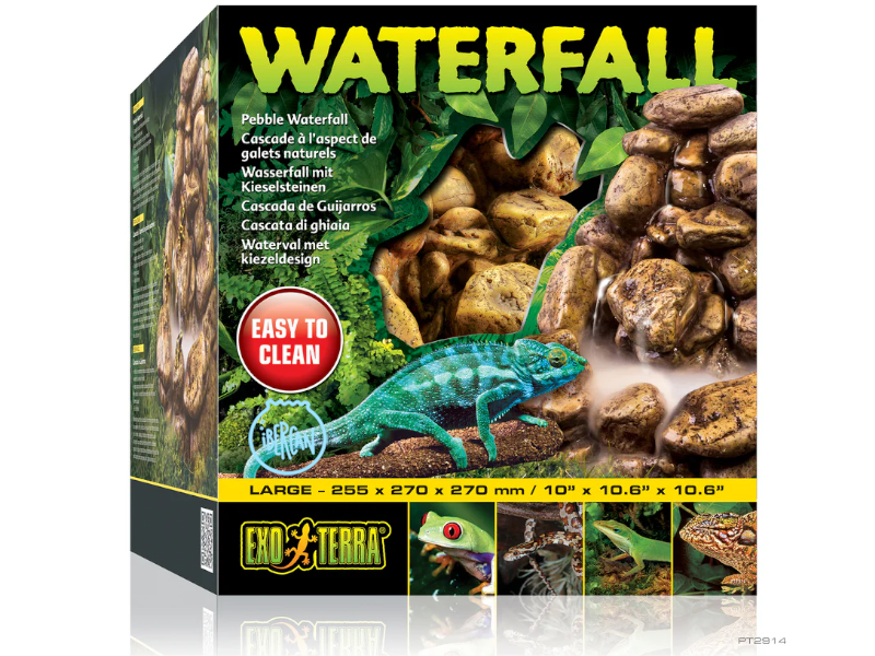 La cascada Exoterra para reptiles