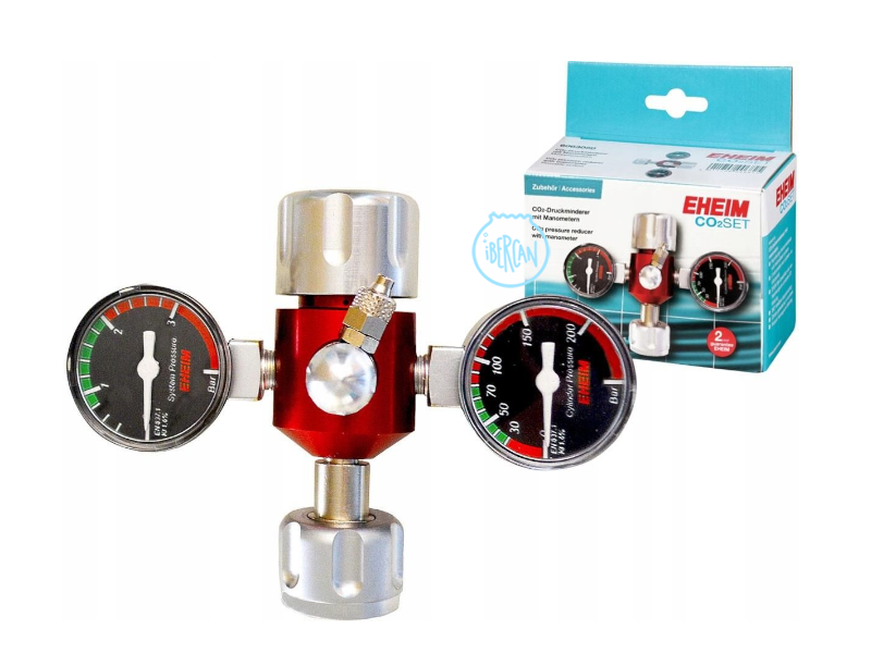 Manoreductor Co2 Eheim para botellas recargables. 