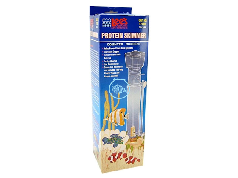El Skimmer de proteinas Lees para difusor de aire es ideal para acuarios marinos peque�os de bajo requerimineto.