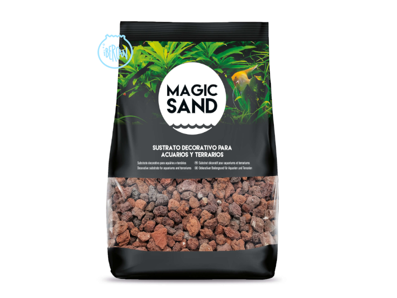 Las gravas volc�nicas rojas de MAGIC ROCKS son 100% 
