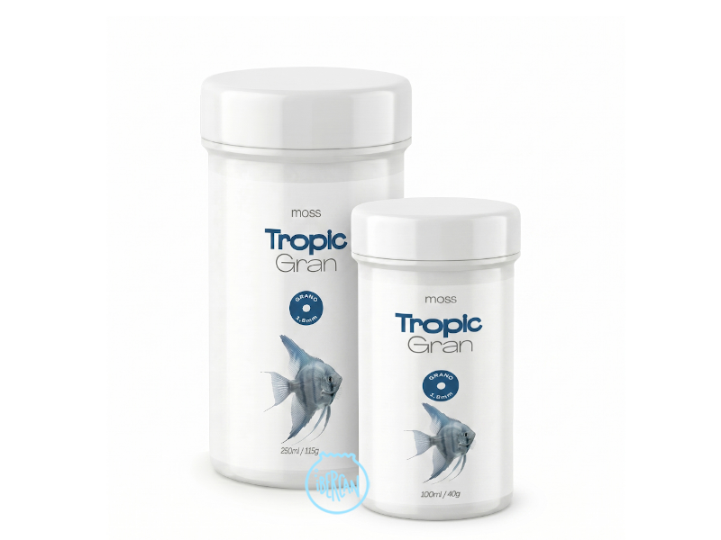 Moss Tropical Gran es un alimento premium completo en granulado para peces tropicales de mediano tama�o.