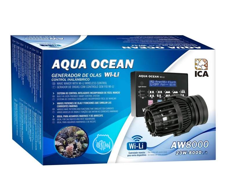 Generadore de olas para acuario Aqua Ocean 8000 wi-li