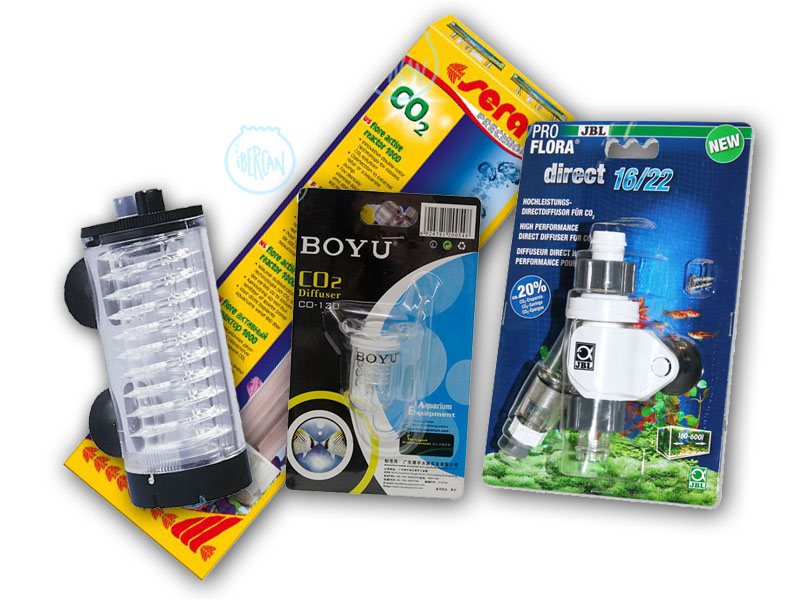 Difusor CO2 de cristal Boyu. Reactor espiral CO2 para acuarios Boyu 130 -  Ibercan